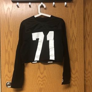 Urban Outfitters long sleeve crop T-shirt